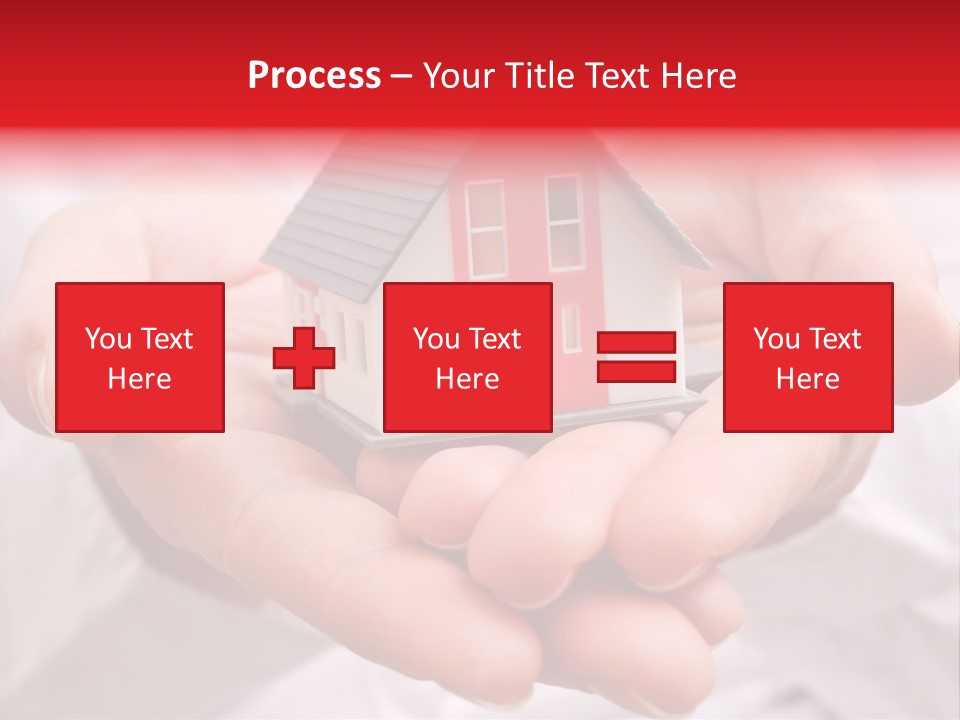 Grundbesitz Immobilien Ziel PowerPoint Template