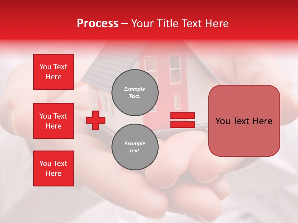 Grundbesitz Immobilien Ziel PowerPoint Template