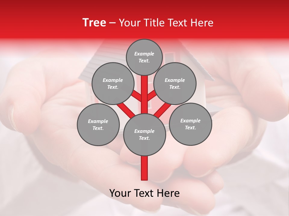 Grundbesitz Immobilien Ziel PowerPoint Template