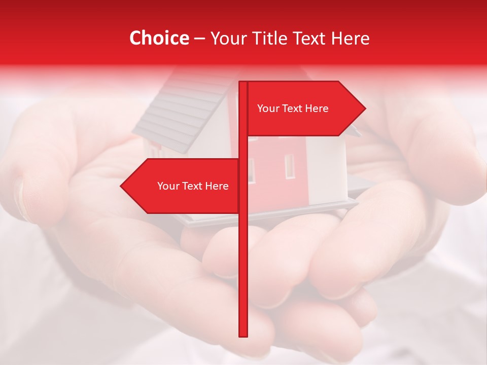 Grundbesitz Immobilien Ziel PowerPoint Template