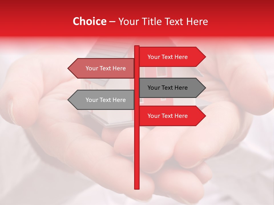 Grundbesitz Immobilien Ziel PowerPoint Template