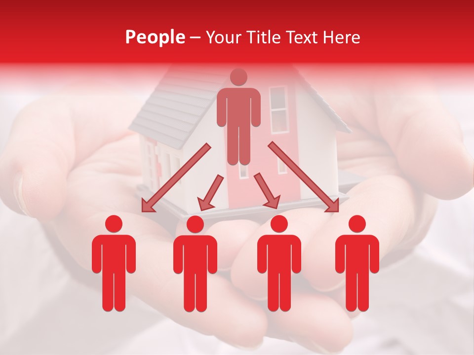 Grundbesitz Immobilien Ziel PowerPoint Template