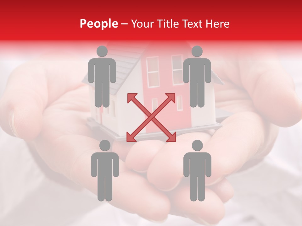 Grundbesitz Immobilien Ziel PowerPoint Template