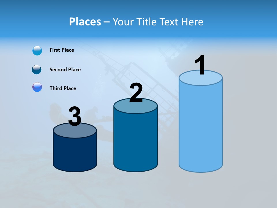 Alcyonaires Aquarium Ange PowerPoint Template