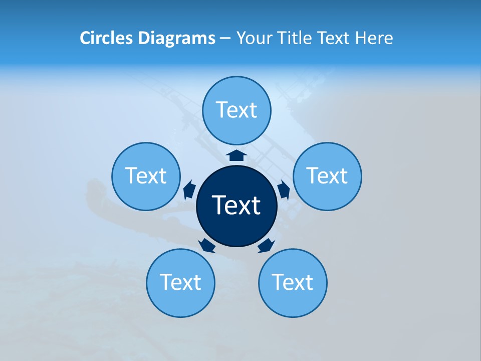 Alcyonaires Aquarium Ange PowerPoint Template