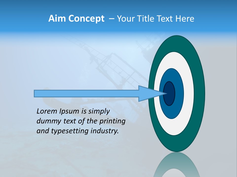 Alcyonaires Aquarium Ange PowerPoint Template