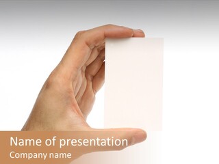 Career Sign Isolated PowerPoint Template