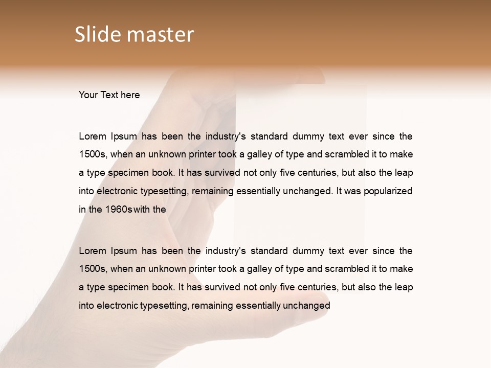 Career Sign Isolated PowerPoint Template