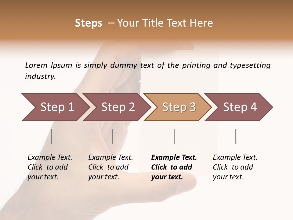 Career Sign Isolated PowerPoint Template
