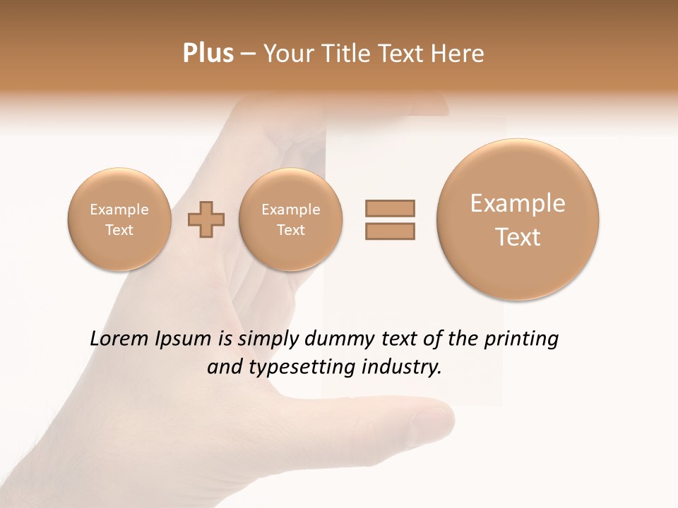 Career Sign Isolated PowerPoint Template