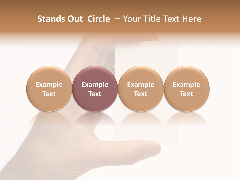 Career Sign Isolated PowerPoint Template