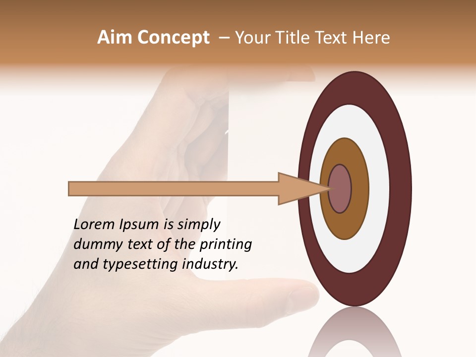 Career Sign Isolated PowerPoint Template