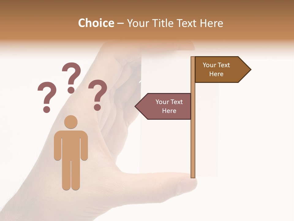 Career Sign Isolated PowerPoint Template
