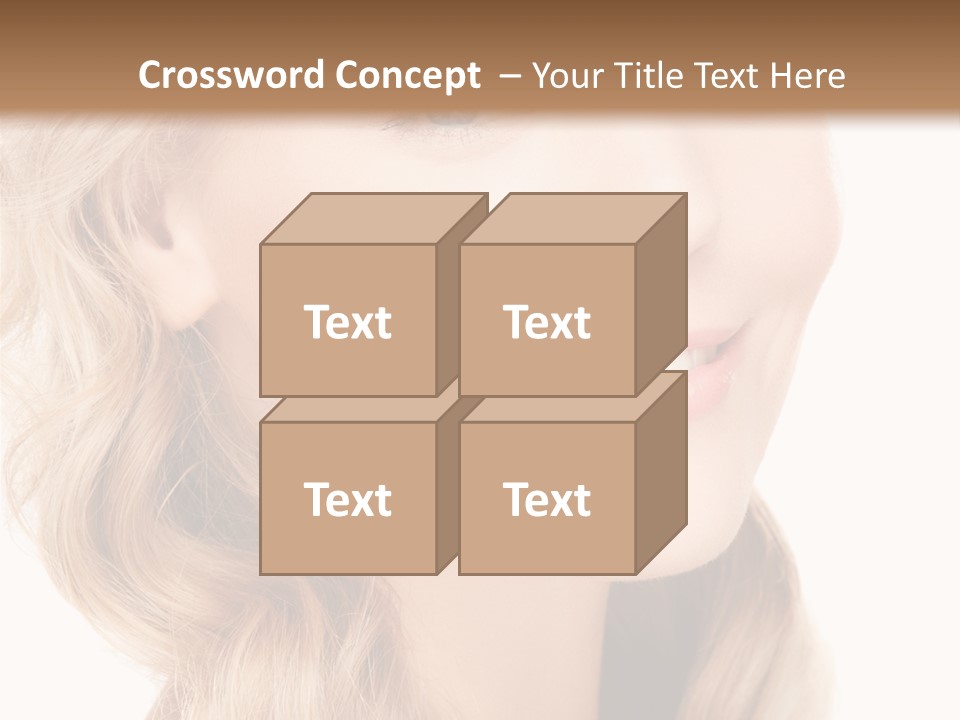 Visage Cute Good PowerPoint Template