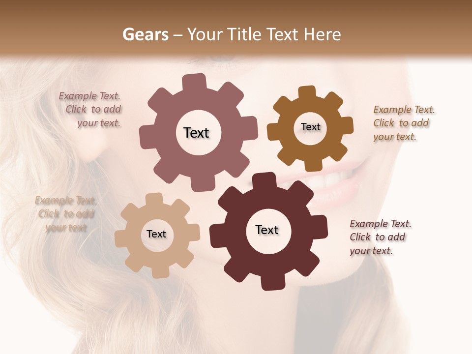 Visage Cute Good PowerPoint Template