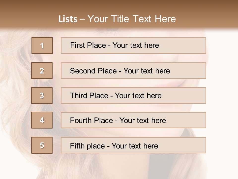 Visage Cute Good PowerPoint Template