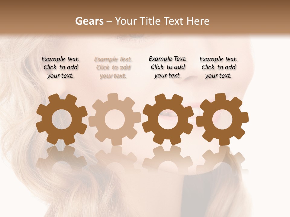 Visage Cute Good PowerPoint Template