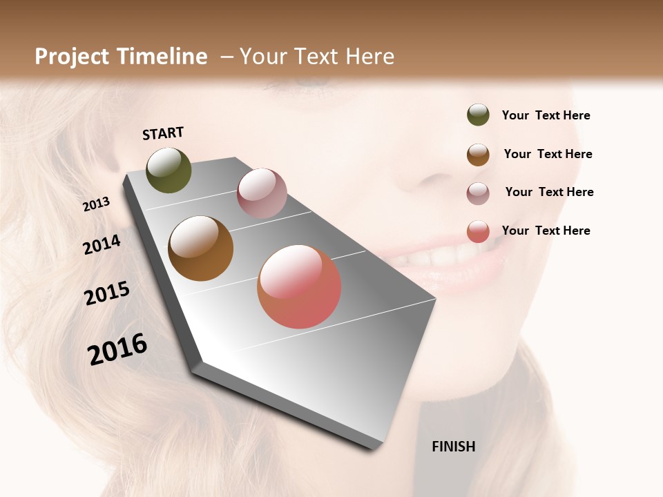 Visage Cute Good PowerPoint Template