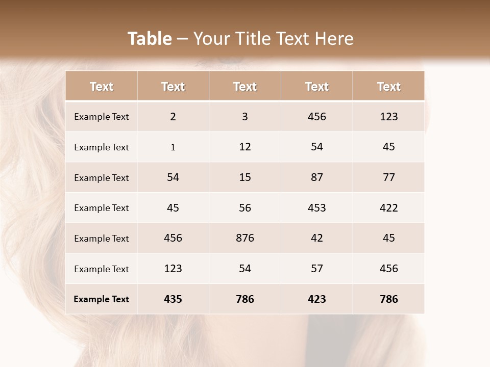Visage Cute Good PowerPoint Template