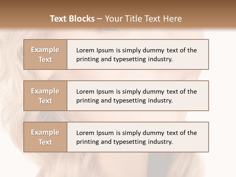 Visage Cute Good PowerPoint Template