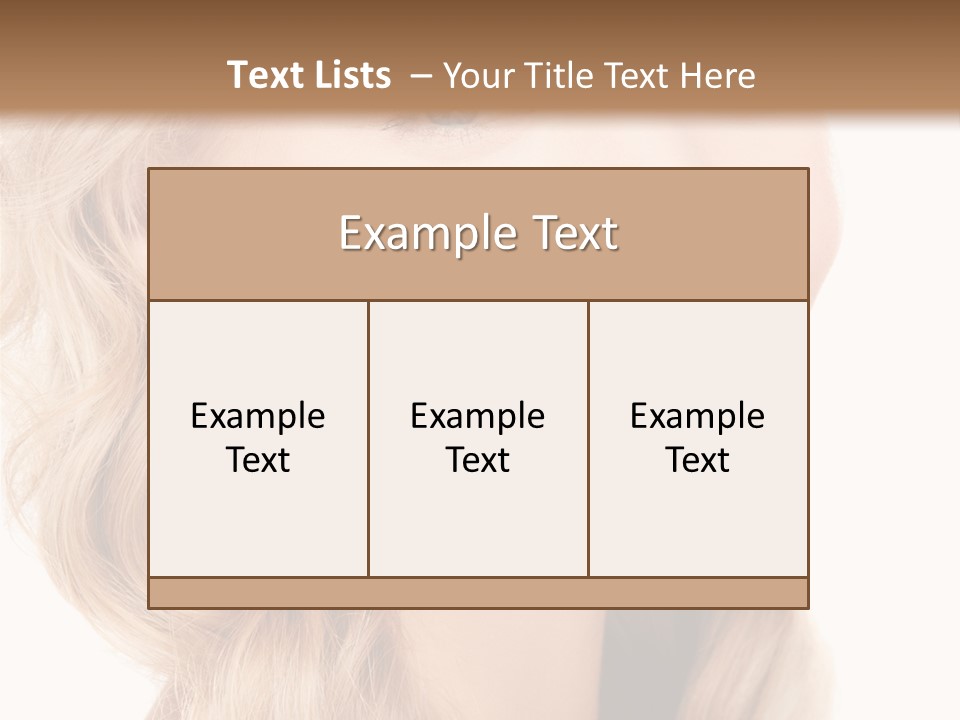 Visage Cute Good PowerPoint Template