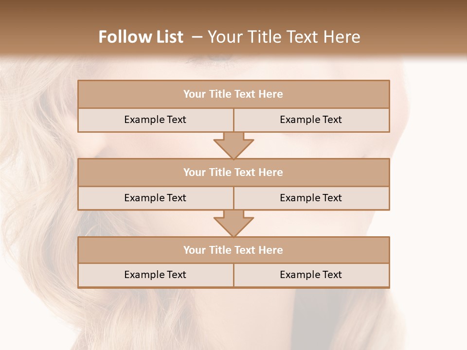 Visage Cute Good PowerPoint Template
