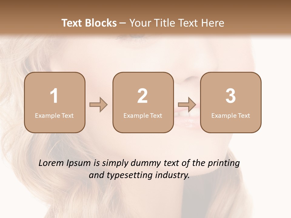 Visage Cute Good PowerPoint Template