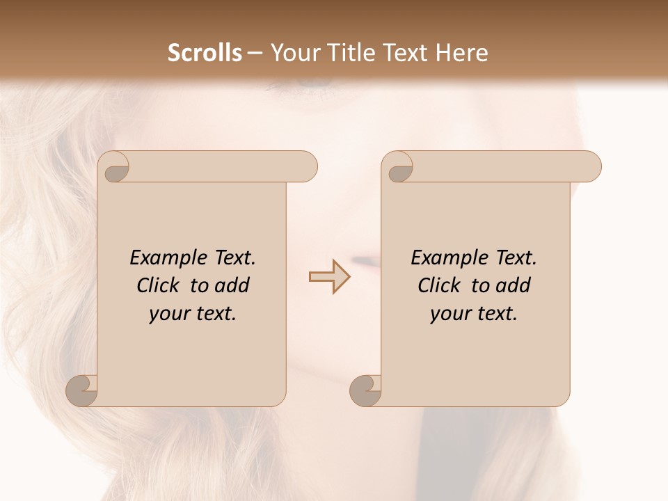 Visage Cute Good PowerPoint Template
