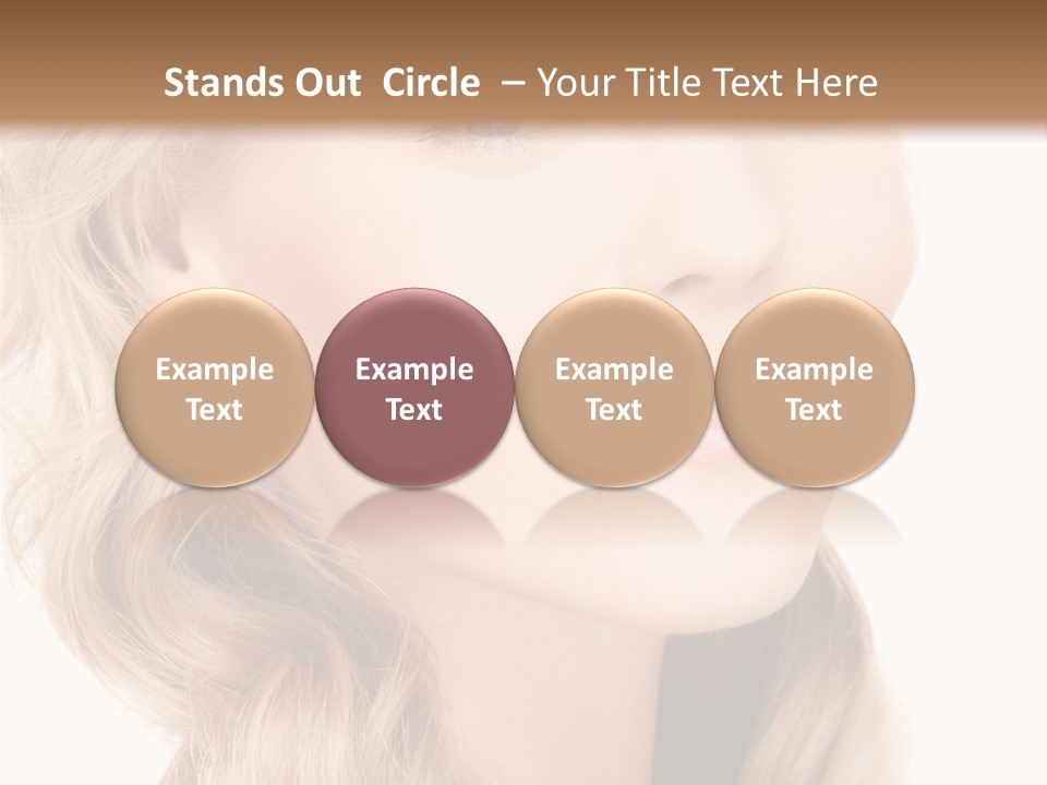 Visage Cute Good PowerPoint Template