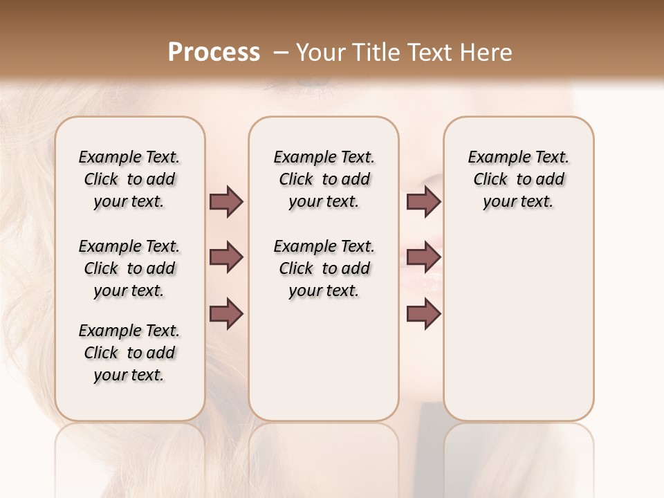 Visage Cute Good PowerPoint Template