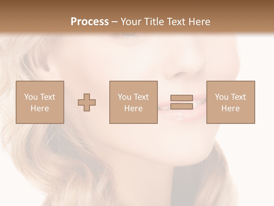 Visage Cute Good PowerPoint Template