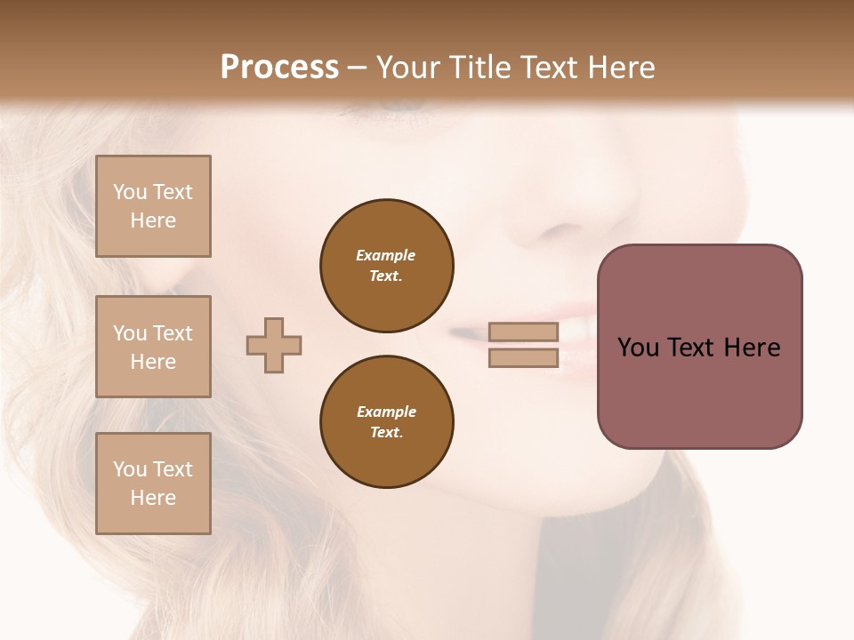 Visage Cute Good PowerPoint Template