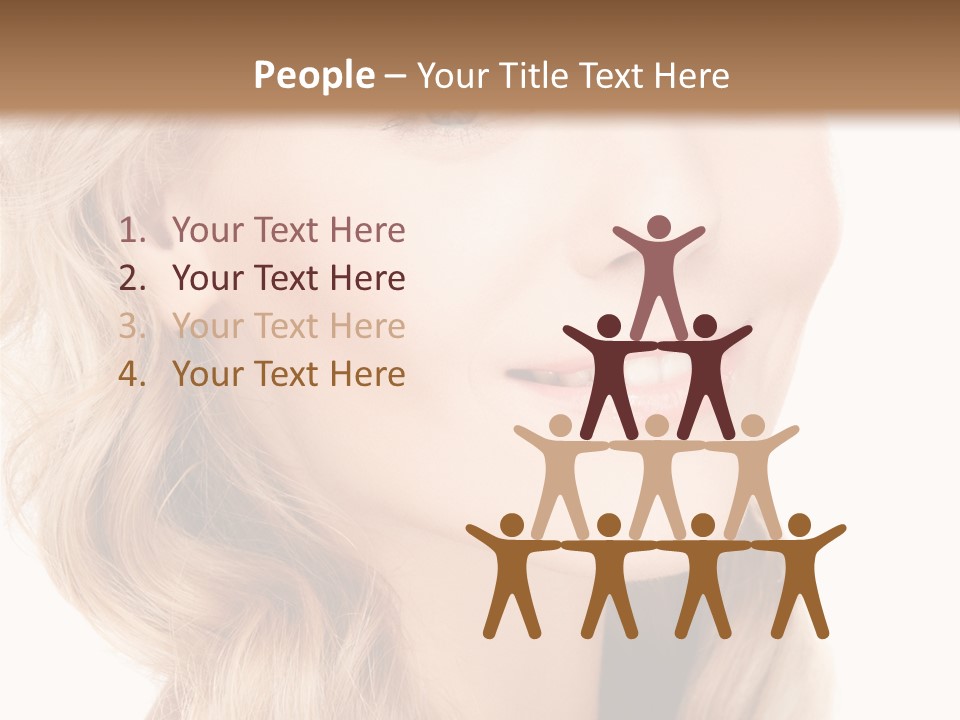 Visage Cute Good PowerPoint Template