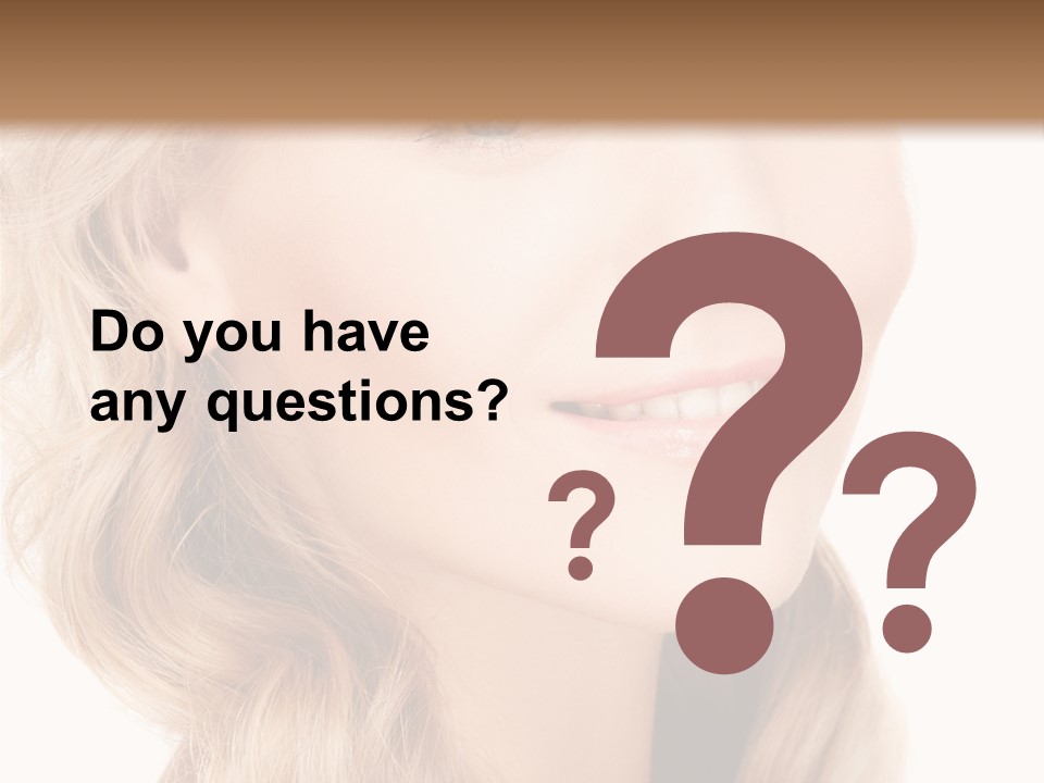 Visage Cute Good PowerPoint Template