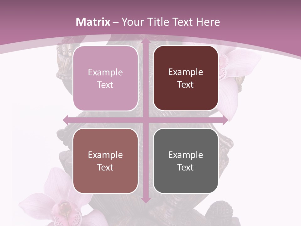 Boudhisme Chine Fleur PowerPoint Template