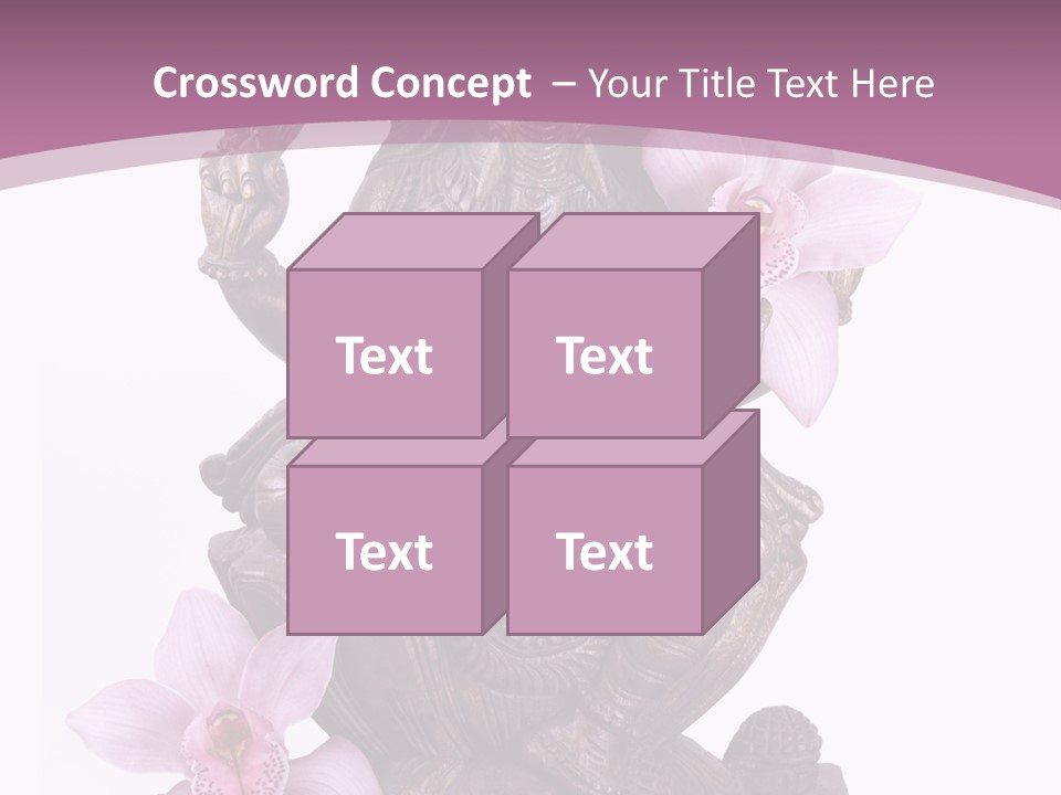 Boudhisme Chine Fleur PowerPoint Template