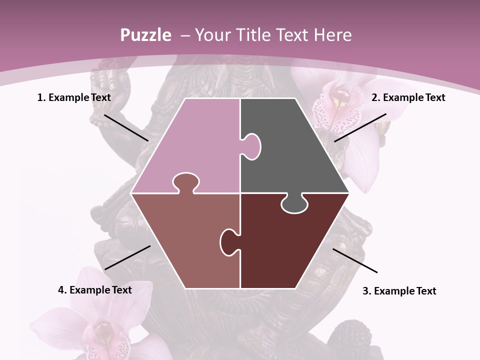 Boudhisme Chine Fleur PowerPoint Template