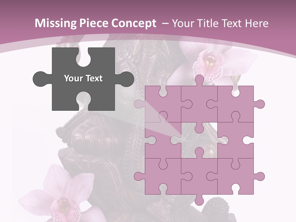 Boudhisme Chine Fleur PowerPoint Template