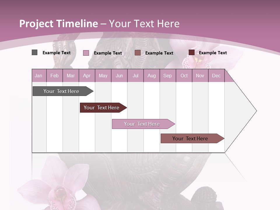 Boudhisme Chine Fleur PowerPoint Template