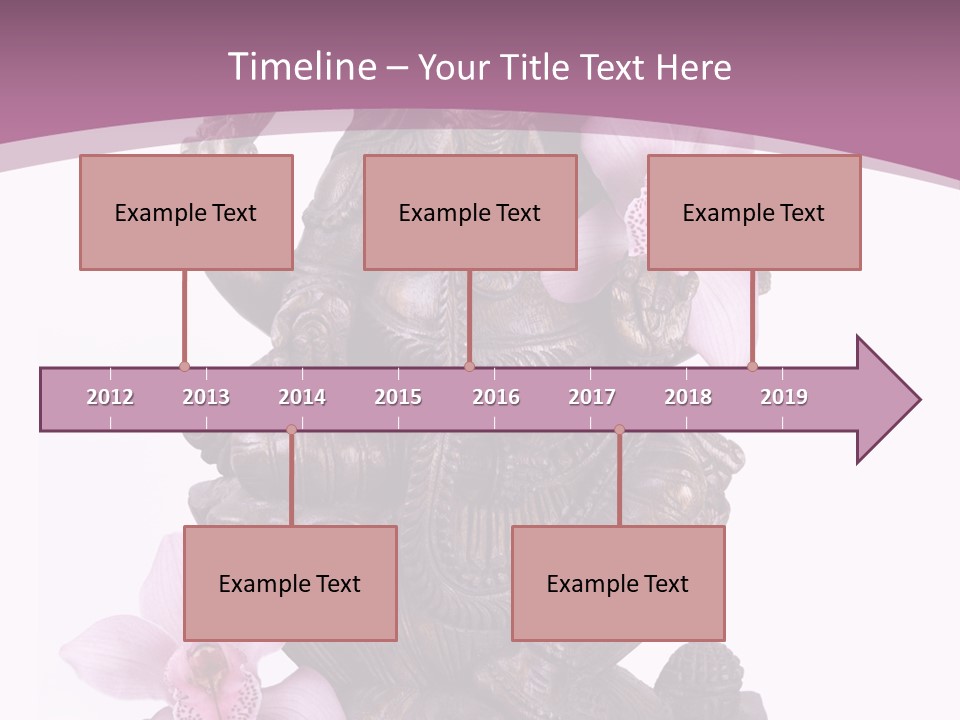 Boudhisme Chine Fleur PowerPoint Template