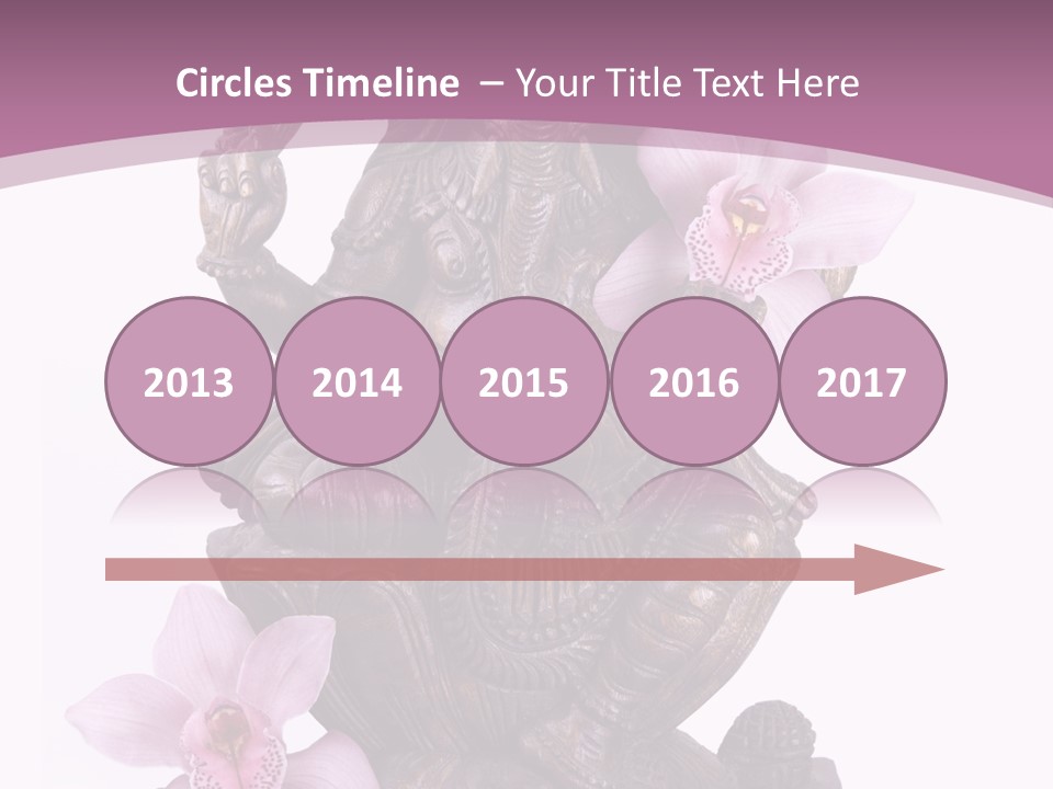 Boudhisme Chine Fleur PowerPoint Template