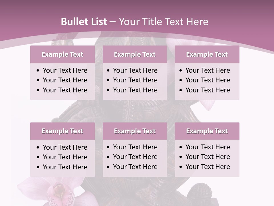 Boudhisme Chine Fleur PowerPoint Template