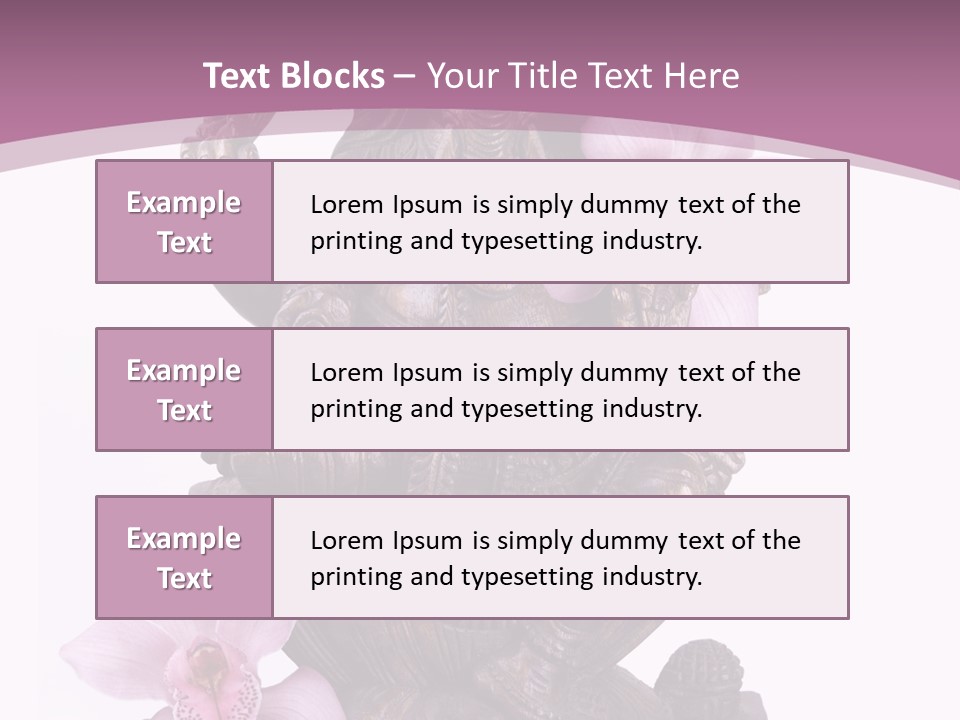 Boudhisme Chine Fleur PowerPoint Template