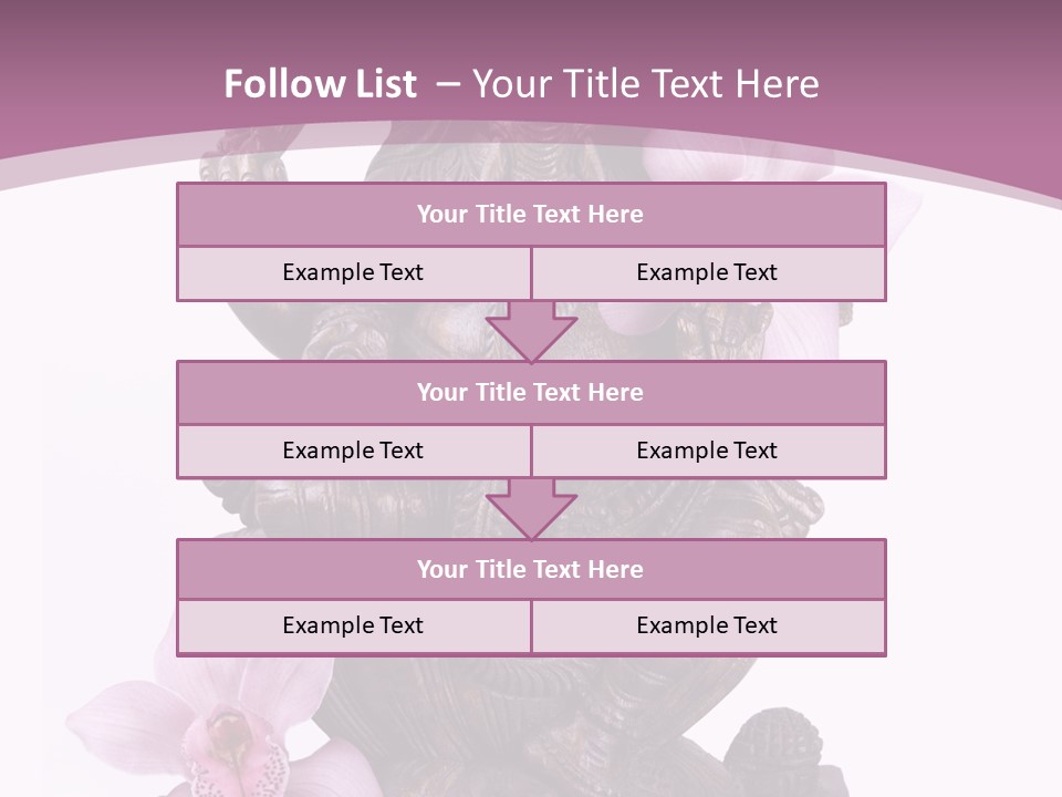 Boudhisme Chine Fleur PowerPoint Template