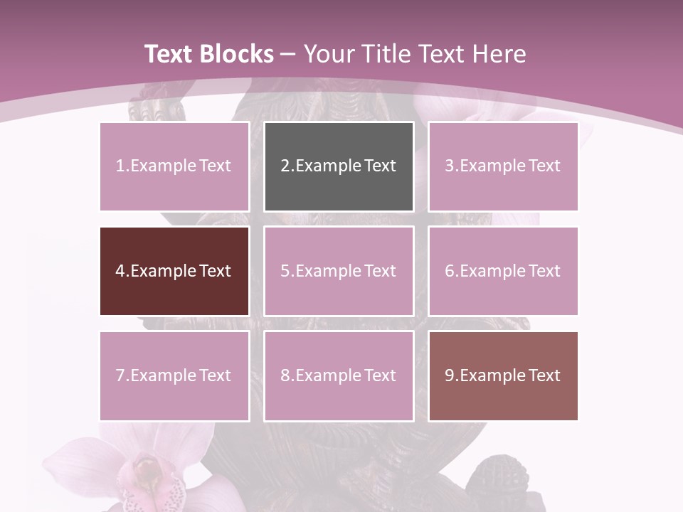 Boudhisme Chine Fleur PowerPoint Template