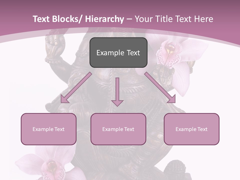 Boudhisme Chine Fleur PowerPoint Template