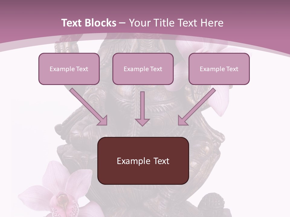 Boudhisme Chine Fleur PowerPoint Template