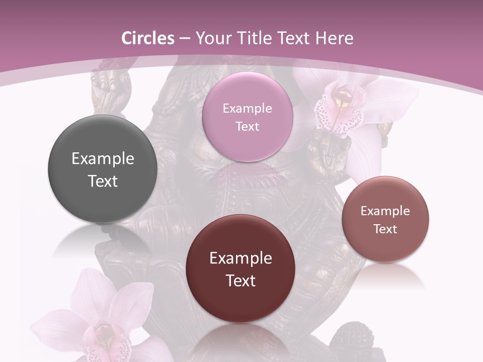 Boudhisme Chine Fleur PowerPoint Template