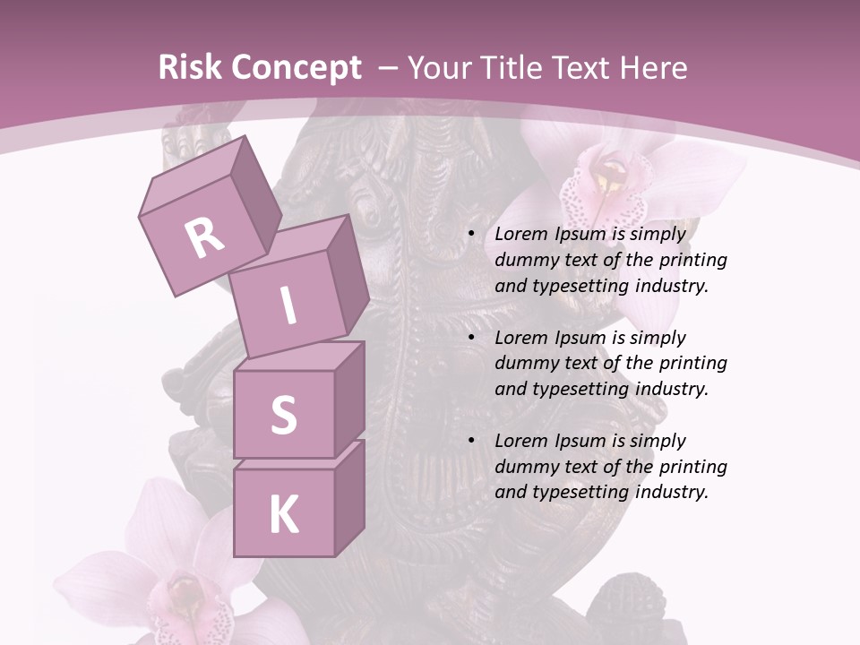 Boudhisme Chine Fleur PowerPoint Template