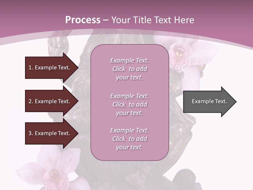 Boudhisme Chine Fleur PowerPoint Template